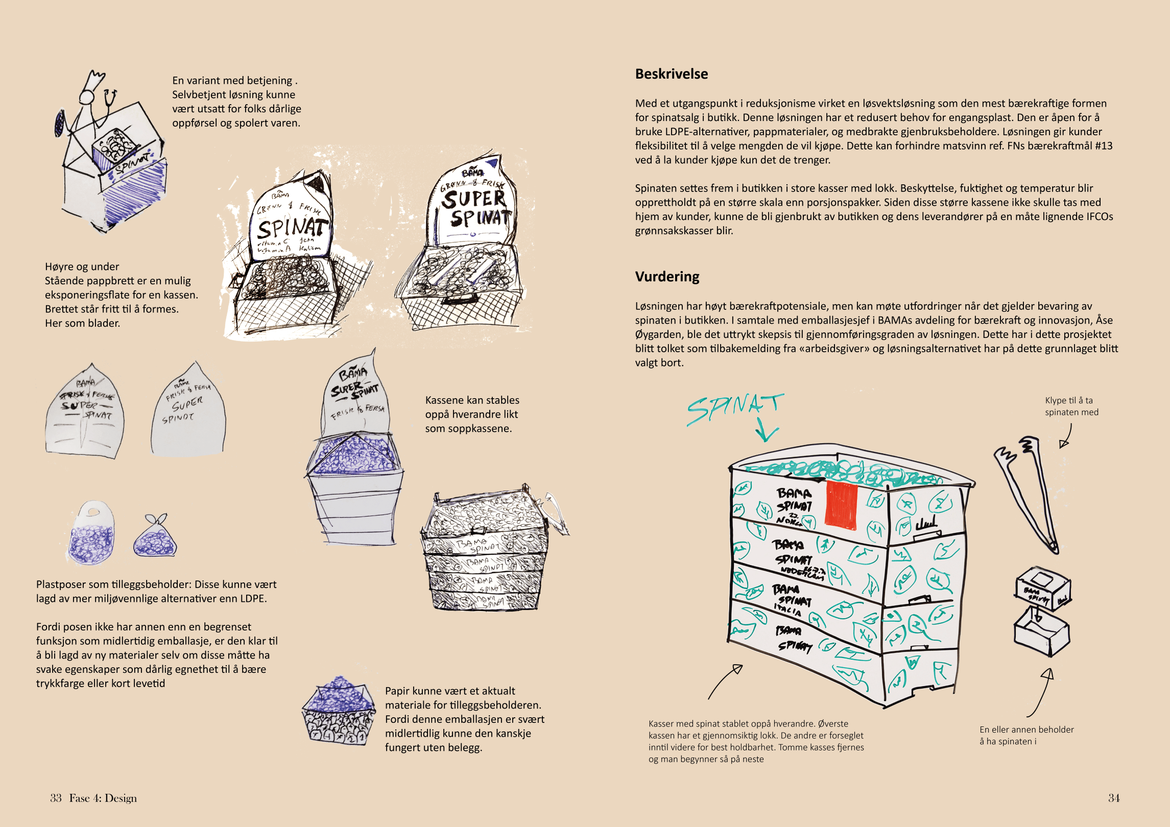 spinatrapport oppslag